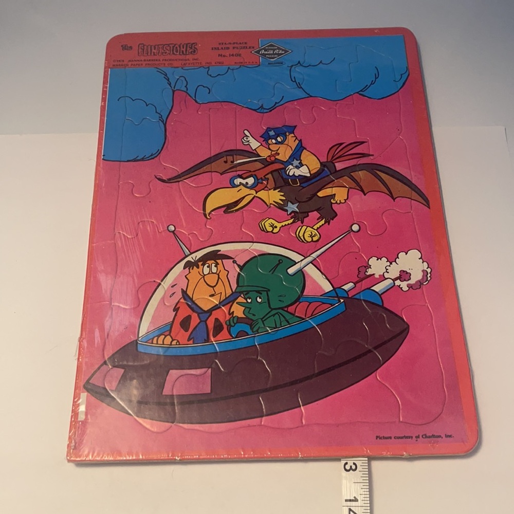 1976 The Flintstones sta-n-place puzzle